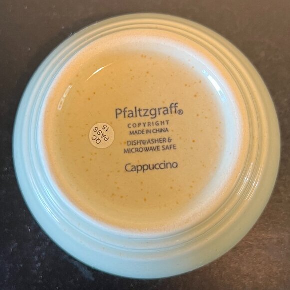 PFALTZGRAFF Set of Cappuccino Pattern Creamer Pitcher & Sugar Bowl with Lid - Picture 11 of 11